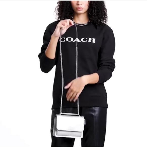 Coach Mini Klare Crossbody! Silver/Metallic! - Picture 13 of 16